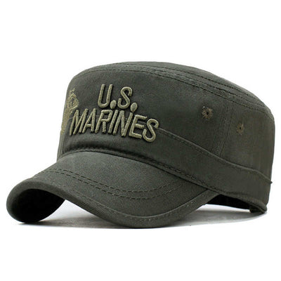 Gorra de Camuflaje Bordada con Visera Corta para Hombre