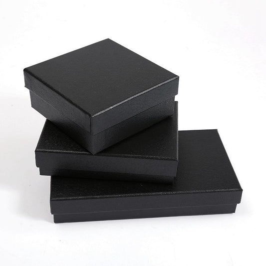 Caja de Regalo Negra Premium para Cartera Larga