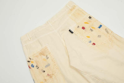 Pantalones Retro con Diseño Splatter Pintado a Mano - Image 19