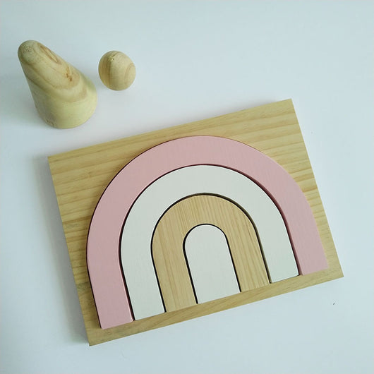 Bloques de Madera Arcoíris - Puzzle Educativo - Image 18