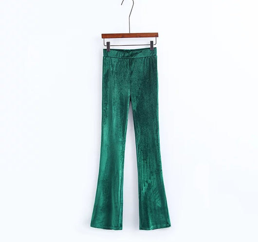 Pantalones Casuales Velvet Micro para Mujer - Image 30