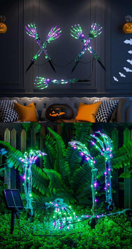 Lámpara Solar de Piso para Halloween - Iluminación Decorativa para Jardín - Image 11