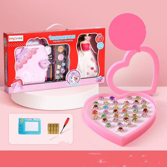 Set de Maquillaje Infantil para Niñas - Juego de Cosmética de Juguete