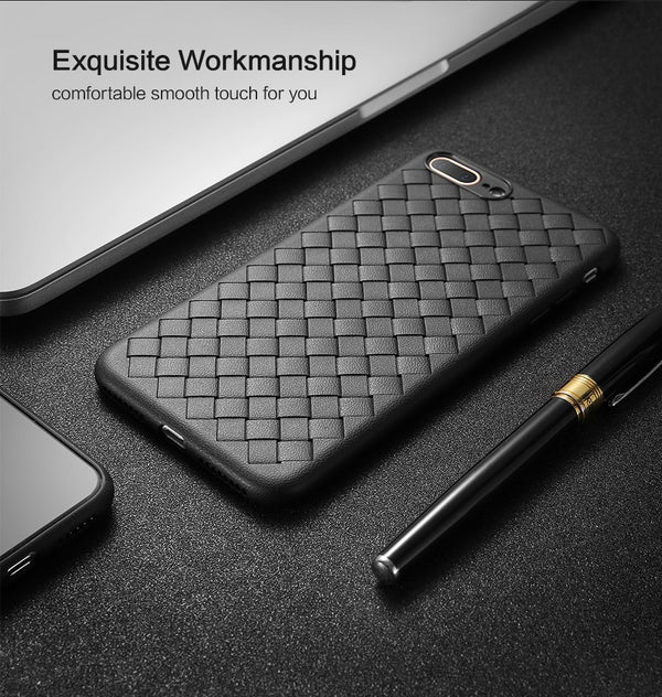 Funda Tejida de Lujo con Patrón Geométrico