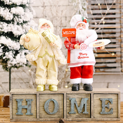 Figura Decorativa de Santa Claus de Pie - Image 6