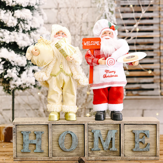 Figura Decorativa de Santa Claus de Pie - Image 6