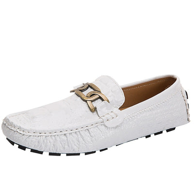 Zapatos de Cuero Casual con Hebilla Metálica y Pedal - Image 8