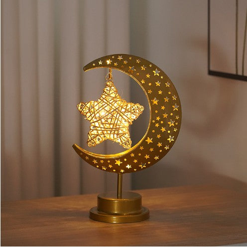 Lámpara LED Decorativa Luna de Hierro Personalizada - Image 6
