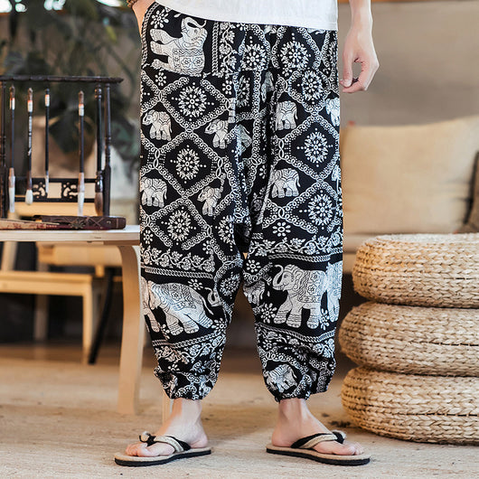 Pantalones Capri Estampados para Hombre - Image 4