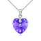 Austrian Dorado-plated crystal necklace Morado