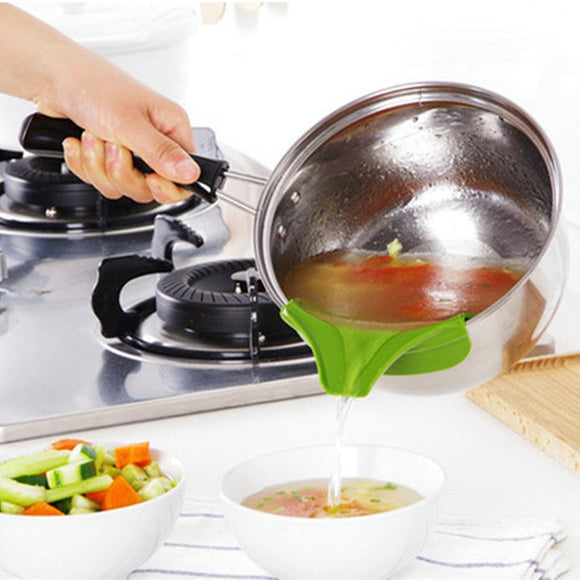 Embudo de Silicona para Cocina - Herramienta Multiusos