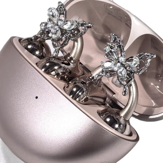Auriculares con Diseño de Moño Brillante y Hebilla Europea - Estilo Especial - Image 5