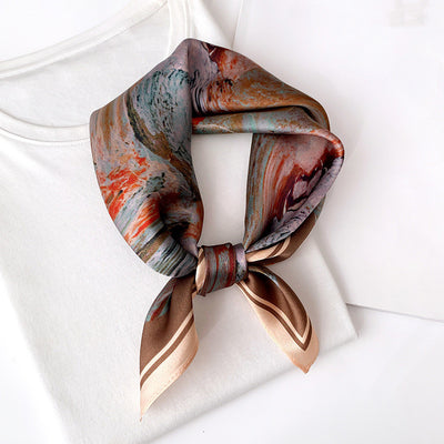 Pañuelo de Seda para Mujer - Accesorio de Moda Versátil - Image 29