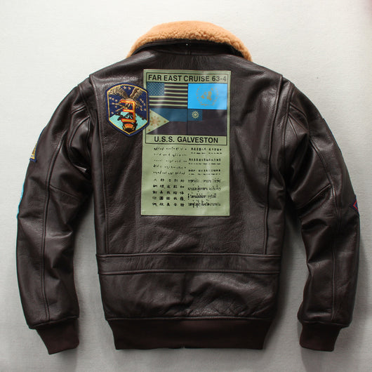 Chaqueta de Cuero para Motociclista con Bordados Artesanales - Image 32