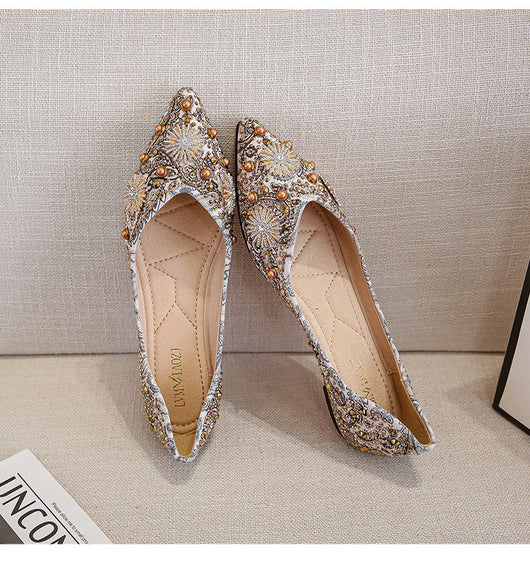 Zapatos Planos Mujer con Pedrería y Remaches - Nuevo Estilo Elegante - Image 20