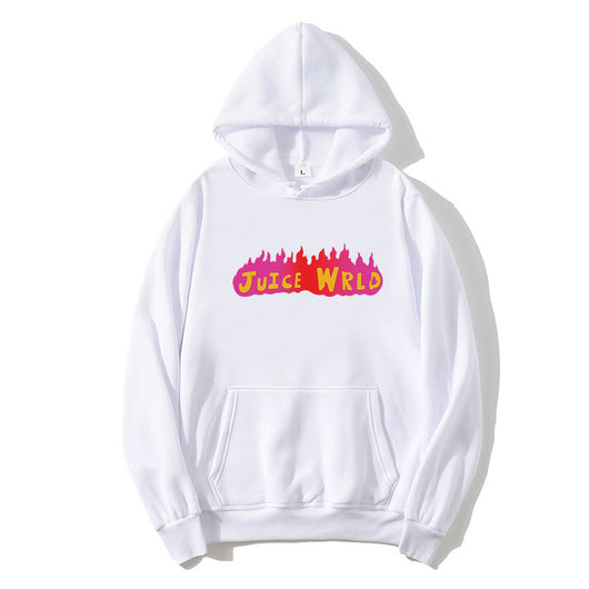 Sudadera con capucha estampado llamas oversize - Image 30
