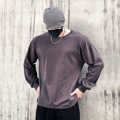 Sudadera Deportiva Holgada de Manga Larga para Hombre - Tela Ligera