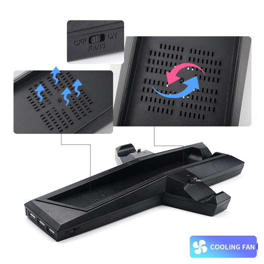 Cargador y Radiador para Control PS4 Slim con Base de Carga - Image 4