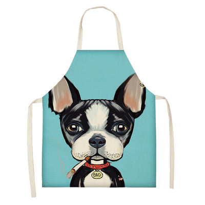 Delantal Dacron Estampado Serie Animales Perro - Image 11