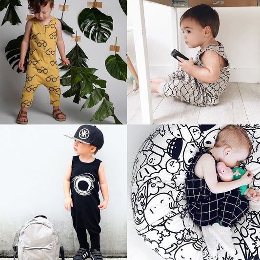Mono sin mangas para gatear - Traje de rastreo infantil