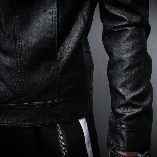 Chaqueta Biker Coreana para Hombre - Estilo Urbano y Moderno - Image 15