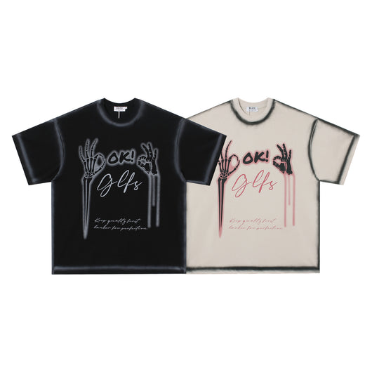 Camiseta Oversize Unisex de Manga Corta - Estilo Urbano para Parejas