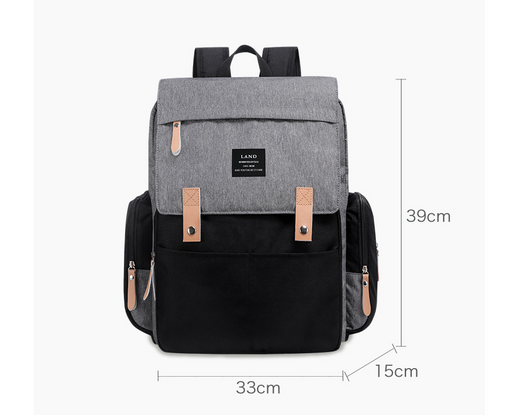 Mochila Maternal Landuo con Cambiador - Bolso de Pañales de Gran Capacidad para Viajes - Image 6