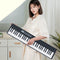 Piano Digital Portátil Plegable 61 Teclas con Carga Inteligente