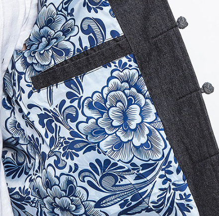 Chaqueta Denim Hanfu Retro - Fusión de Moda Oriental y Estilo Contemporáneo - Image 14