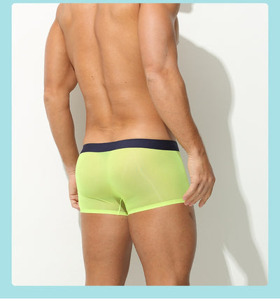 Bóxer Transparente Sin Costuras de Seda Helada para Hombre - Image 13