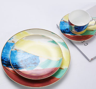 Platos de Postre Acuarela - Image 5