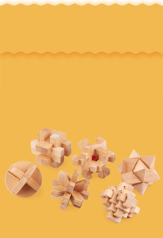 Puzzle 3D Luban de Madera - Juego Educativo de Desbloqueo - Image 11