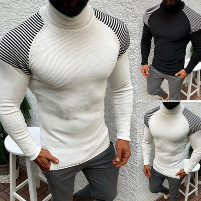 Suéter Cuello Alto Manga Larga para Hombre