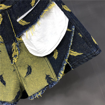 Shorts Vaqueros Ajustados de Cintura Alta para Mujer - Image 14
