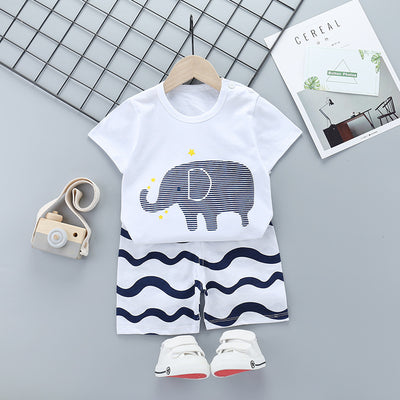 Conjunto Infantil de Manga Corta con Diseño Animado - Image 9
