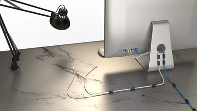 Organizador de Cables Silicona con Clips de Sujeción y Protector USB - Image 19