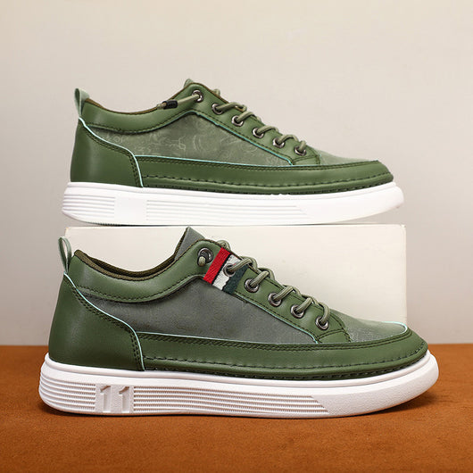 Tenis Casuales Hombre Lona Premium Versátil Estilo Urbano