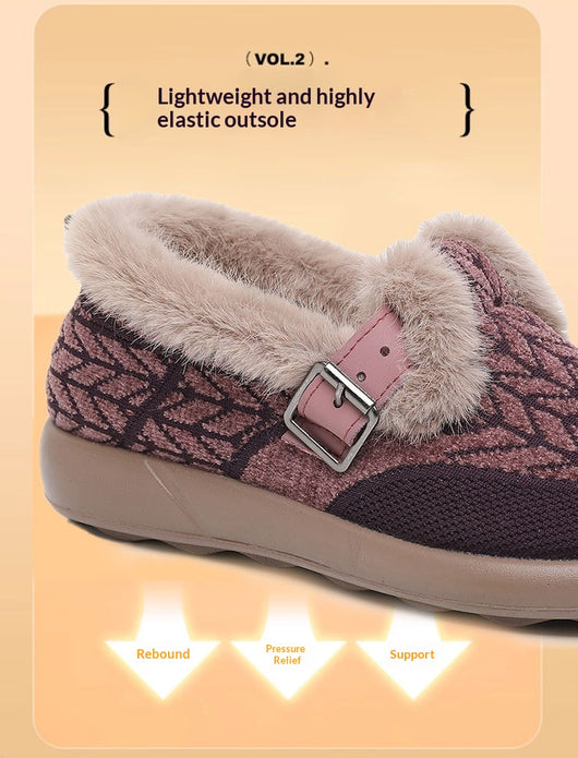 Zapatos de Algodón Aislados con Forro Polar Extra Grueso para Mujer - Image 26