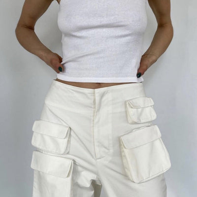 Overol Slim de Cintura Alta con Bolsillos Funcionales - Image 5