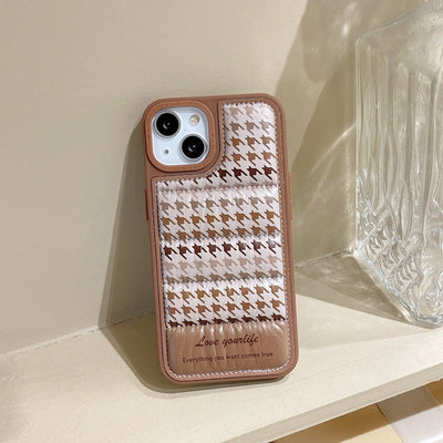 Funda de Teléfono Pied de Poule Pantalla Completa en Silicona - Image 4