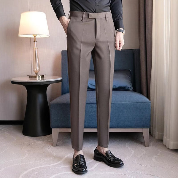 Pantalones de Vestir Clásicos Británicos para Hombre