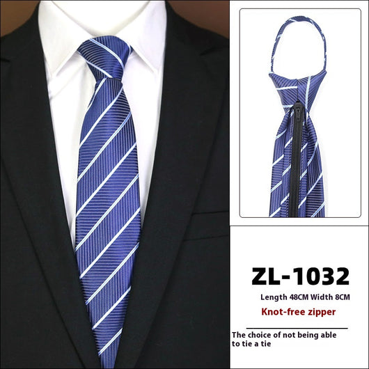 Corbata con Cierre Ejecutiva sin Nudo para Hombre - Image 37