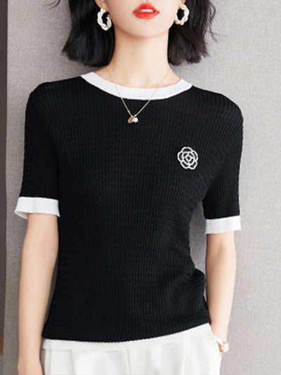 Playera Tejida Elástica para Verano - Comodidad y Estilo para Mujer - Image 14