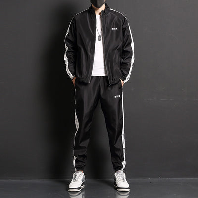 Conjunto Deportivo Casual de Dos Piezas con Manga Larga para Hombre - Image 9