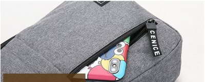 Bolsa Deportiva de Pecho Canvas para Hombre - Mensajero Casual Running - Image 9