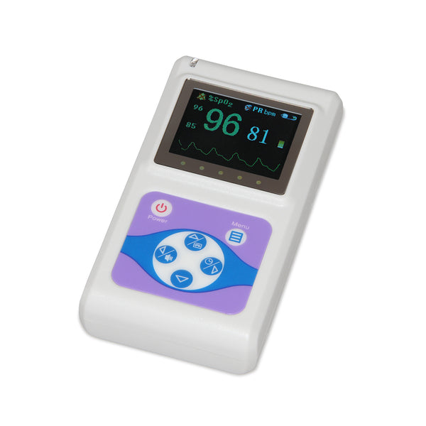 Oxímetro de Pulso Digital con Software PC - Monitoreo SPO2 y Frecuencia Cardíaca