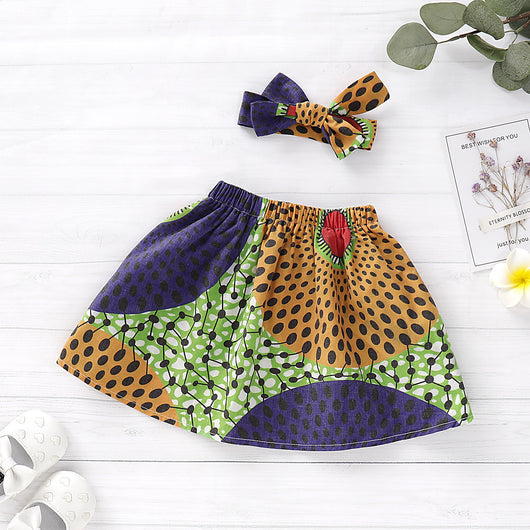 Falda Infantil Estampado Étnico - Image 16