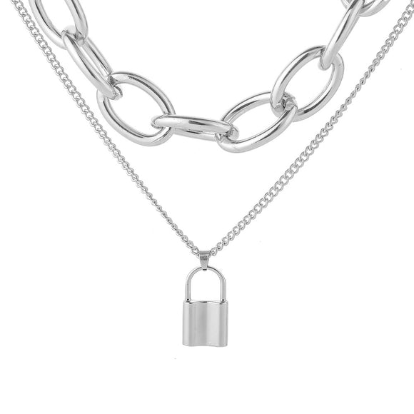 Collar Candado de Metal
