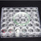Caja de Muestras de Laboratorio con Diamantes Adhesivos