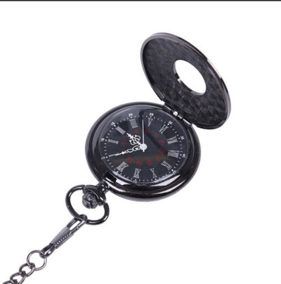 Reloj de Bolsillo Clásico con Grabado de Encaje Romano - Image 7